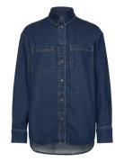 Over D Denim Shirt Lexington Clothing Blue