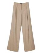 Tailored Wool Blend Wide Pants Lexington Clothing