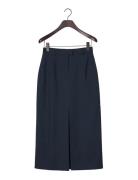 Pinstripe Midi Skirt Lexington Clothing Blue