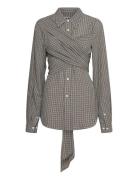 Twisty Shirt Soft Grey Check-42 Hope Grey