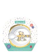 Winnie The Pooh, Toddler 2-Delt Sæt, Skål + Ske Euromic Yellow