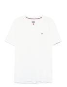 Tjm Original Jersey V Neck Tee Tommy Jeans White