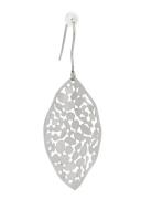 Leaf Small Earring Bud To Rose Silver
