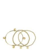 Capri 3-Pack Bracelet Gold Bud To Rose Gold