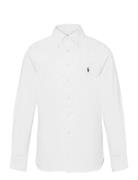 Slim Fit Cotton Oxford Shirt Ralph Lauren Kids White