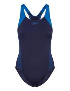 Placement Laneback 1Pc Speedo Navy