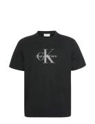 Ss Hero Monologo Tee 20S Calvin Klein Jeans Black
