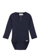 Body Ls Rib Minymo Navy