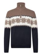 Jacquard Half Zip Christmas Knit Lindbergh Patterned