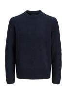 Jprblasimon Souffle Knit Crew Neck Jack & J S Navy