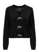 Onldonna Ls V-Neck Pullover Knt ONLY Black
