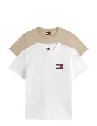 Tjm Slim 2Pack Ess Flag Tee Tommy Jeans Patterned