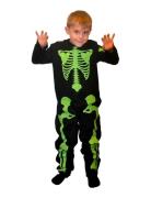 Costume Gid Skeleton Kid 134-140 Joker Black