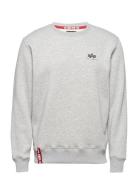 Basic Sweater Small Logo Alpha Industries Grey