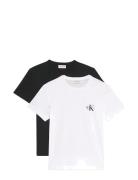 Monologo Cn 2 Pack Tee Calvin Klein Jeans Patterned