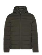 Ls Packable Embossed Logo Quilte Calvin Klein Khaki