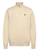 Loopback Quarter Zip Sweat Lyle & Scott Beige