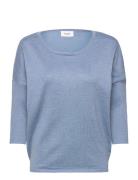 A2561, Milasz R-Neck Pullover Saint Tropez Blue