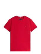 Essential Cotton Reg Tee Ss Tommy Hilfiger Red