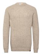 Chunky Yarn Crewneck Sweater Timberland Beige