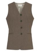 Mschrosina Michelle Waistcoat MSCH Copenhagen Brown