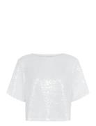 Kamiranda Sequin Blouse Kaffe White