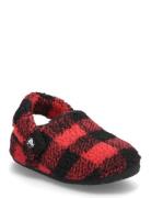 Classicbuffcheckcozzzyslipperk Crocs Red