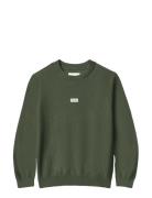 Logo Label Sweater Calvin Klein Green