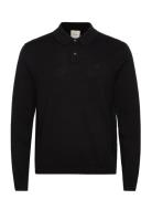 Ls 100% Merino Polo 14Gg Calvin Klein Black