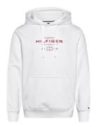 Oval Graphic Hoodie Tommy Hilfiger White