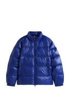 Shiny Down Stand Puffer Tommy Hilfiger Blue