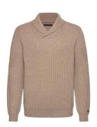 Dc Shawl Collar Sweater Tommy Hilfiger Beige