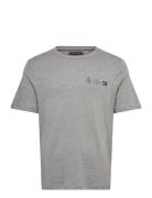Small Crest Outline Tee Tommy Hilfiger Grey