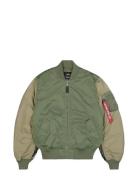 Ma-1 Camo Back Embroidery Alpha Industries Green