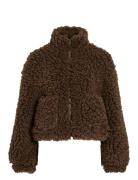 Vifiola L/S Short Jacket Vila Brown