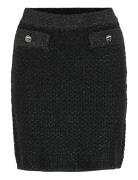 Vimalay Short Knit Skirt Vila Black