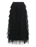 Vitryka Hw Midi Skirt/Pty/Ka Vila Black