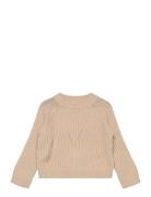 Nmfrikine Ls Short Knit Pullover Pb Name It Beige