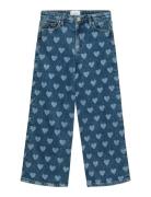 Vmtessa Hr Wide Jeans Print Ga Girl Vero Moda Girl Blue