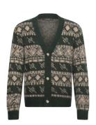 Pattern Check Cardigan Daily Paper Patterned