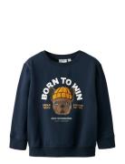 Nmmriguna Ls Nreg Sweat Bru Box Name It Navy