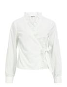 Objhope L/S Wrap Shirt E Aw Fair 25 Object White