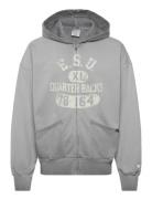 Full Zip Hoodie Sweatshirt Champion Grey