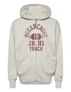 Full Zip Hoodie Sweatshirt Champion Grey