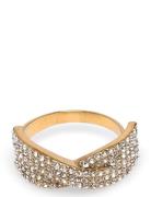 Shea Crystal Ring Gold-Plated Pilgrim Gold