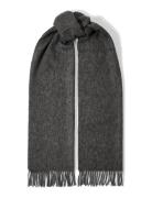 Slftime New Wool Scarf Selected Grey