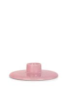 Rhombe Color Kr Lysestage H3 Rosa Lyngby Porcelæn Pink