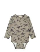 Body L/S Printed Petit Piao Khaki
