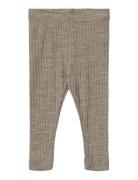 Wool Silk Leggings Agi Wheat Khaki