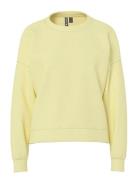 Pcchilli Ls Sweat Noos Bc Pieces Yellow